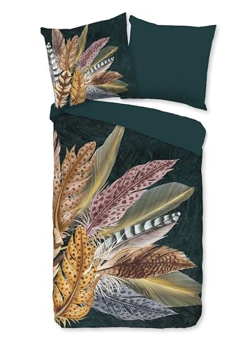 Traumschloss Renforcé Bettwäsche »Soft Feather«, weiche Federn, 155x220 & 80x80, 100% Baumwolle, atmungsaktiv & weich, Wendebettwäsche-Set mit Reißverschluss bestehend aus Kissen und Bettbezug von Traumschloss
