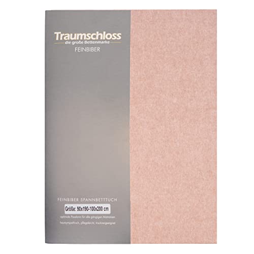 Traumschloss Spannbetttuch »Biber« 90% Baumwolle 10% Polyester | Feinbiber-Ausführung für extra Wärme an kalten Tagen | Taupe | 90-100x200cm von Traumschloss