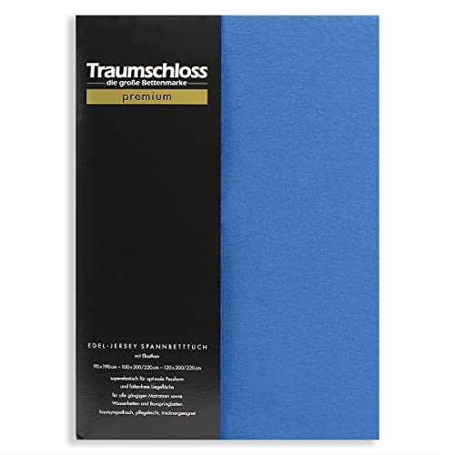 Traumschloss Spannbetttuch »Premium« Mako Baumwolle mit Elasthan | Edel-Jersey | samtweich & angenehm zur Haut | royal | 180-200x200-220cm Traumschloss Spannbetttuch »Premium« Mako Baumwolle mit Elasthan | Edel-Jersey | samtweich & angenehm zur Haut | royal | 180-200x200-220cm von Traumschloss