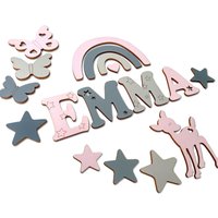Holzbuchstaben Kinderzimmer - Personalisierter Name Fürs Türschild, Namensschild Babyzimmer, Deko Geschenk Geburt & Taufe Holzbuchstaben Kinderzimmer - Personalisierter Name Fürs Türschild, Namensschild Babyzimmer, Deko Geschenk Geburt & Taufe von TraumweltenDESIGNS
