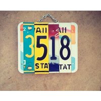 Hausnummern. Haus Erwärmung Geschenk. Nummer Plaque. Muttertagsgeschenk. Hausnummer Zeichen. Haus-Dekor. Zahlen. Adresszeichen Für Haus. Adresse von TravelingSoulStudio