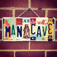 Mancave Dekor. Vatertagsgeschenk. Schild. Kennzeichen Kunst. Art. Artikel. Herren Geburtstagsgeschenk. Für Ihn von TravelingSoulStudio