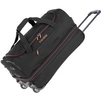 travelite Reisetasche "Basics, 55 cm", Duffle Bag Sporttasche mit Trolleyfunktion und Volumenerweiterung von Travelite