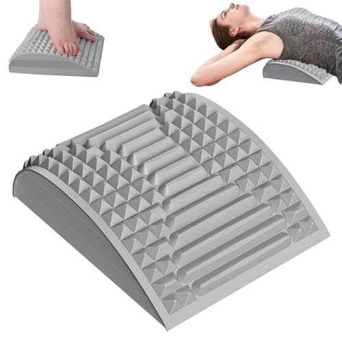 Traxenta Rückenstrecker Oberflächen-TPE-Material, Align Nacken Und Rückenretter Kissen, Gerät Comfort Neck Back Stretcher Rückenstrecke, Rückendehner Original Nackenstrecker Nacken-Kissen von Traxenta