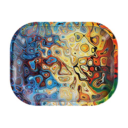 Rolltablett "Abstrakte Textur" 14 x 17,8 cm Tabakrauch-Zubehör - Tablett God von Tray God
