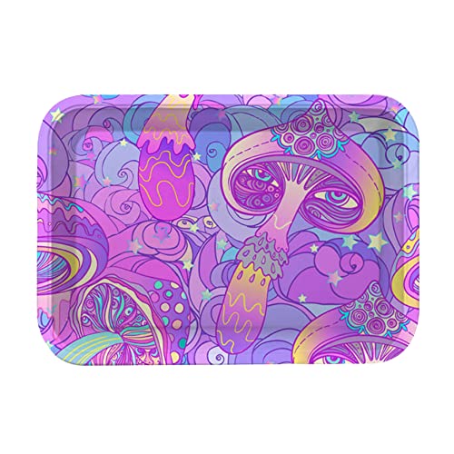Rolltablett "Purple Mushroom", 12,7 x 17,8 cm, Tabak-Rauch-Zubehör – Tablett God von Tray God
