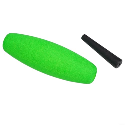10 Stück Angel-Bobber aus hochdichtem Schaumstoff, zuverlässig und einfach zu bedienen (L grün) von Trayneel