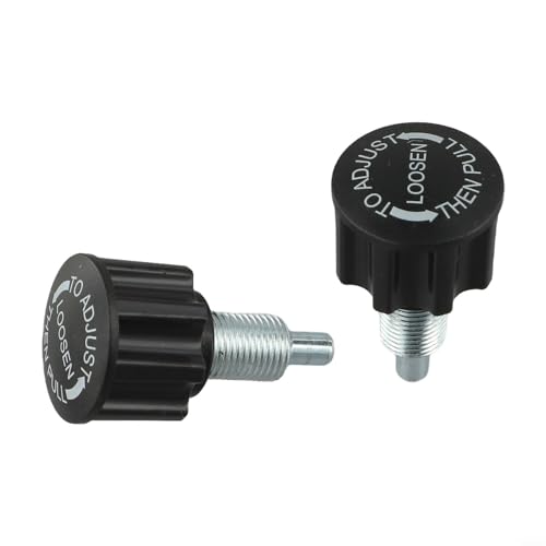 2 x Federknauf für Heimtrainer, mit 16 mm Gewindedurchmesser und 37 mm Schraube, Ersatzteil für verschiedene Fitnessräder von Trayneel