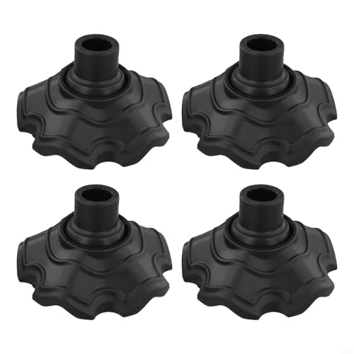 4 Stück Outdoor-Klappstuhl-Fußbezüge, rutschfeste Matten für verbesserte Stabilität im Freien (15 mm) von Trayneel