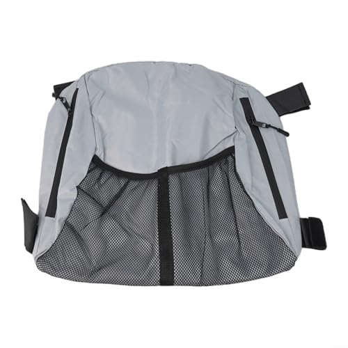 600D Oxford Mesh für Kajak Organizer für Kajak Stuhl Aufbewahrung mit wasserdichten Reißverschlüssen und reflektierenden Streifen für Stand Up Paddleboard und Schlauchboote (schwarz) von Trayneel