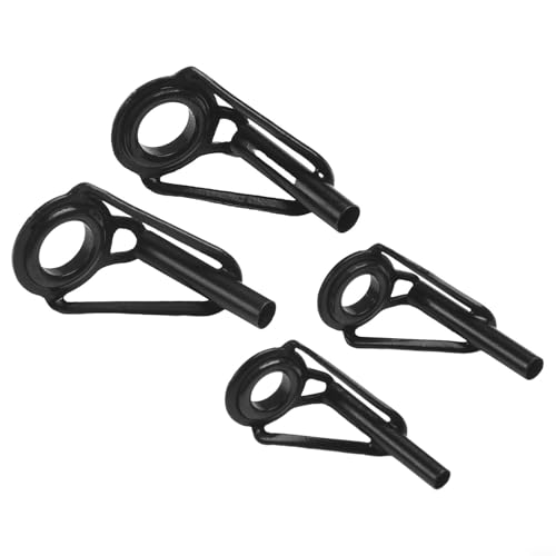 80 Stück Angelrutenführungsspitzen Keramik Ersatzringe Kit für ultimative Angelleistung 80 Stück Angelrutenführungsspitzen Keramik Ersatzringe Kit für ultimative Angelleistung von Trayneel
