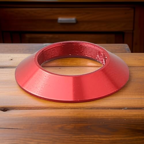 Angeln für Rutenreparatur Wicklung Checks, Aluminiumlegierung Zierring mit 9 15 5 mm Innendurchmesser (10 mm rot) von Trayneel