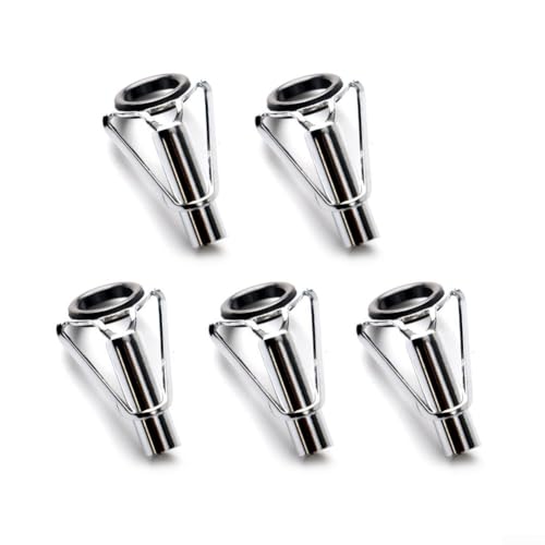 Führungsringe für Angelruten, 5 Stück, Edelstahl und Keramik, zum Schutz der Schnur (4,6 mm) von Trayneel