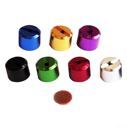 Für Abu For DAIWA Series Half Moon Pin Nut Metal Nut for Drum Reel, Essential Fishing Gear Component (Blau) von Trayneel