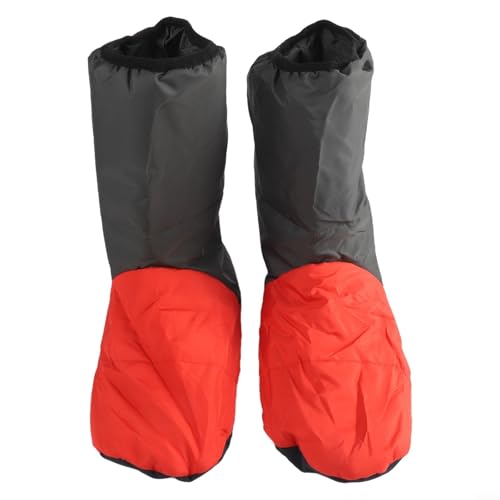 Fußwärmer für Winter Schlafsack Outdoor Thermosocken für Camping und Wandern (rot) von Trayneel