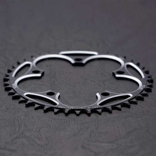 Kettenblatt für Rennrad, 110BCD, 5 Bolzen, schmales breites Design, unterstützt 9 bis 11 Gänge, erhältlich in 42T, 44T, 46T, 48T (44T) von Trayneel