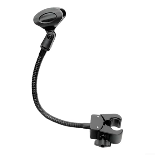 Kompatibel mit Schreibtisch und Stativ, verstellbare Mikrofon-Clip-Telefonklemme mit einfacher Installation und 360-Grad-Rotationsfunktion (Mic Clip A) von Trayneel