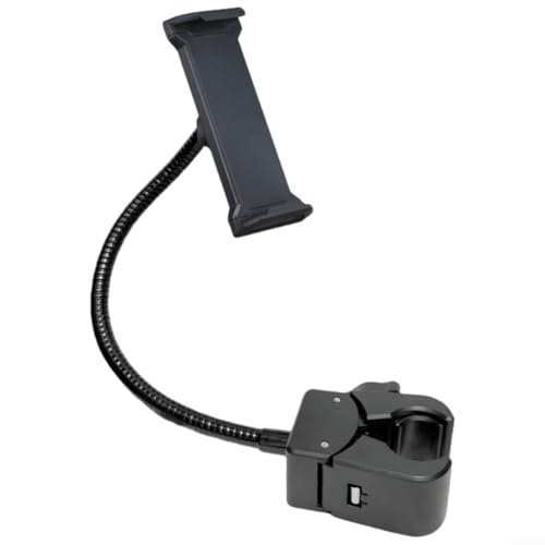 Kompatibel mit Schreibtisch und Stativ verstellbarer Mikrofon-Clip-Telefonklemme mit einfacher Installation und 360-Grad-Rotationsfunktion (Tablet-Clip) von Trayneel