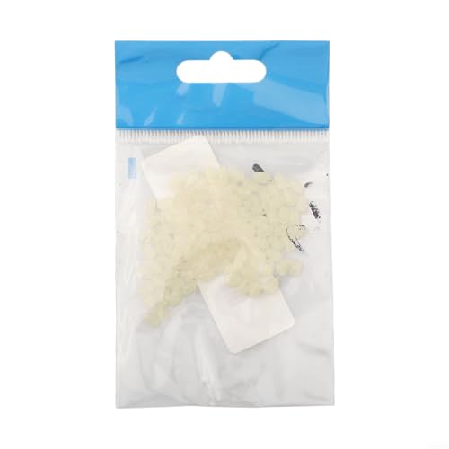 Kreuzperlen Set mit 100 ovalen transparenten Perlen für Perlenbohrer Angelköder (klein leuchtend) von Trayneel