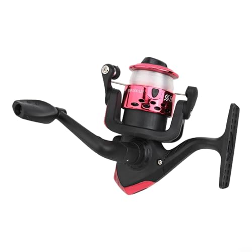 Leicht zu transportierende Angelrute aus Kohlefaser, 6 m, mit Rolle in einzigartiger Form für Angler (Rute mit Rolle, rot) von Trayneel