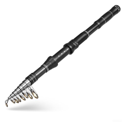 Leichte Angelrute, Teleskop-Design für einfachen Transport und Lagerung, perfekt für Angler Leichte Angelrute, Teleskop-Design für einfachen Transport und Lagerung, perfekt für Angler von Trayneel