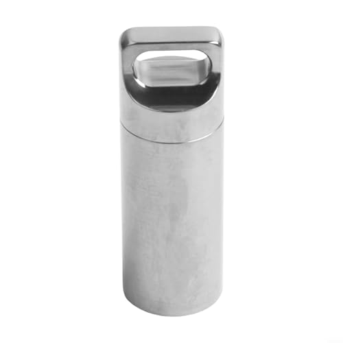 Leichter wasserdichter Pillenbehälter, ideal für Reisen und Outdoor-Aktivitäten (M) von Trayneel