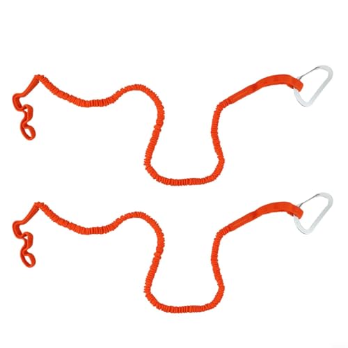 Leichtes Paddelband zum Kajakangeln mit Karabiner, Spiralseil für einfache Verwendung (A) von Trayneel