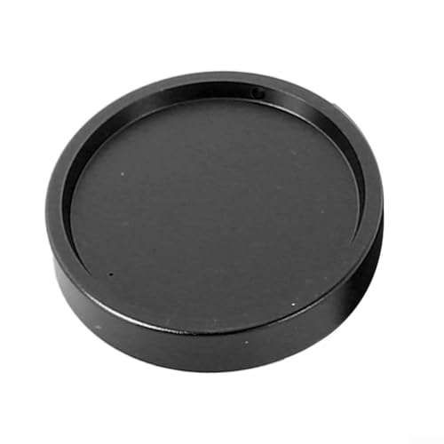 M48 x 0 75 Okular-Staubschutz aus Aluminiumlegierung, Objektivschutz mit praktischem Loch zum Tragen (schwarz) von Trayneel