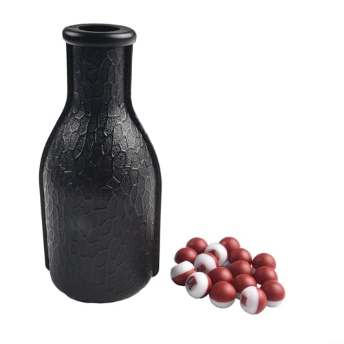 Pool-Shaker-Flasche für dynamisches Gameplay, perfekte Ergänzung für jede Billard-Sammlung (schwarz) von Trayneel