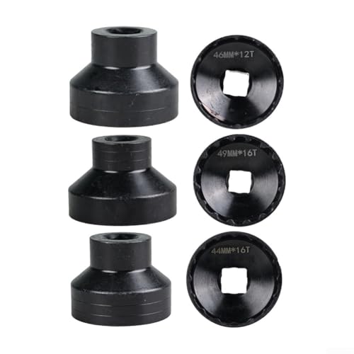 Stahl 12T/16T Fahrrad-Tretlager-Entfernungswerkzeug, integriertes Gewinde-Design für SRAM, Token und mehr (für BB-R60) von Trayneel