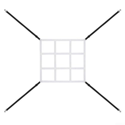 The Aid Adjusting your Pitching & Hitting Precision with a For Baseball Net Target Tool (White) von Trayneel