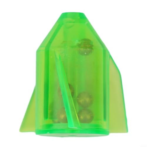 Wels-Angelschnur-Rasseln erzeugen realistische Vibration mit Inline-Rasselperlen (grüne Tuba) von Trayneel