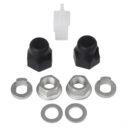 Zuverlässiges Kontermutter- und Unterlegscheiben-Set für E-Bike-Nabenmotoren, sichern Sie Ihre Komponenten effektiv (14 mm hinten) von Trayneel