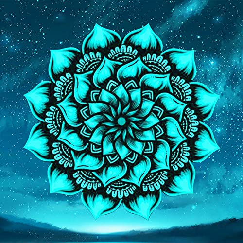 Trayosin 5D DIY Diamond Painting Erwachsene Mandala, Diamant Painting Mandala Bilder für Malen Nach Zahlen Diamanten Malerei Kits Diamanten Dekoration (A,40x40cm) von Trayosin