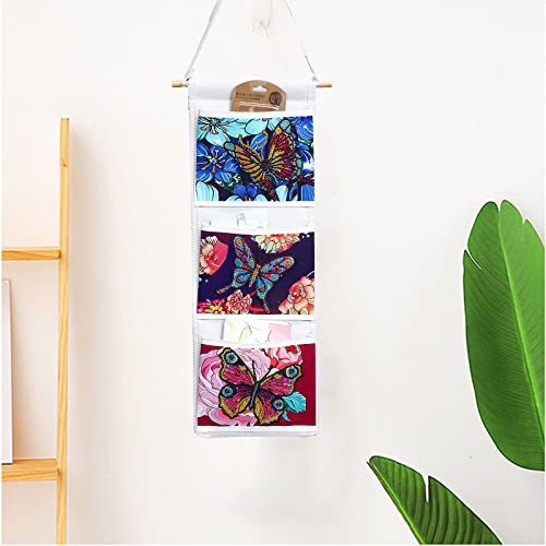 Trayosin DIY Diamond Painting Hängetasche Organizer zum aufhängen, Diamant Painting Hängeregal Tür Wand Organizer für Tür Bad Kinderzimmer Aufbewahrung Badezimmer hängend (AA993) von Trayosin