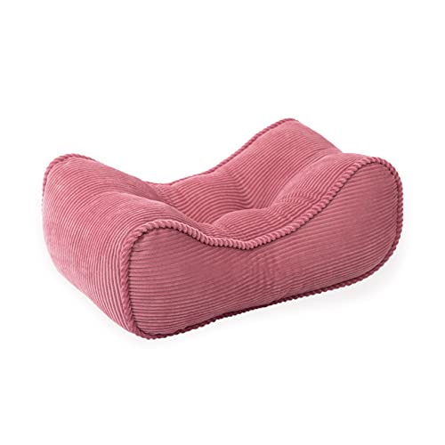 Trayosin Lendenkissen, Keilkissen, Nackenknochen, Lesekissen, Memory-Schaum Lordosenstütze Kissen, Ergonomisches Rückenkissen für Sofa, Couch, Wand Dekoration, 38 * 23 * 14cm (Rosa) von Trayosin