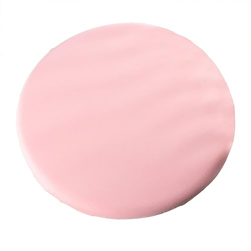 Trayosin Stuhlkissen Memory Foam Sitzkissen Rund Stuhlkissen Bequemer rutschfest Sitzkissen Stuhl Kissen mit Reißverschluss Sitzpolster für Indoor Outdoor Büro (Rosa,35x35x3.5cm) von Trayosin