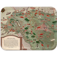 Contra Costa County 1932 17 "x 13" Tablett Contra Costa County 1932 17 "x 13" Tablett von Trays4Us