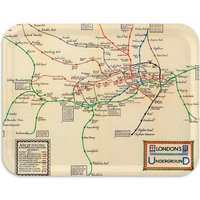 London Underground 1922 40x30 cm Tablett von Trays4Us