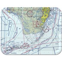 Miami Nach Key West Luftfahrt Tablett 16 "1/2 X 12" 1/2." von Trays4Us