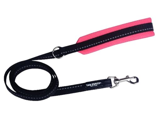Bequeme Leine mit gepolstertem neonfarbenem Griff, Rosa Bequeme Leine mit gepolstertem neonfarbenem Griff, Rosa von Treponti