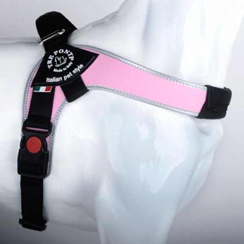 TRE Ponti Geschirr Brio rosa reflektierender Rand 70-85 cm bis ca 20-30 kg TRE Ponti Geschirr Brio rosa reflektierender Rand 70-85 cm bis ca 20-30 kg von Tre Ponti