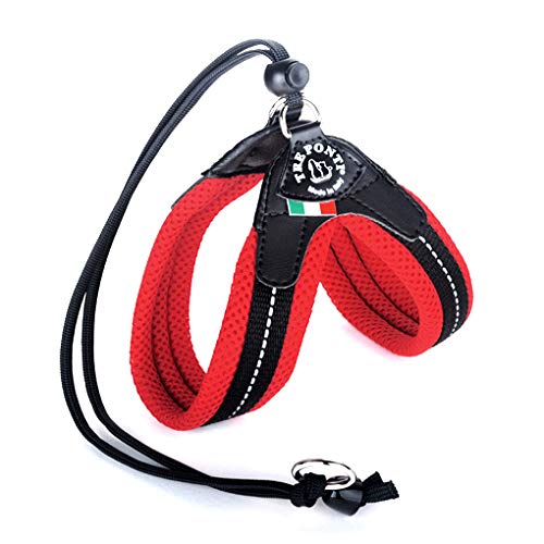 Tre Ponti Easy Fit Soft Mesh mit Kordelzug div. Farben und Größen, Farbe:rot, Größe:Gr.2.5/34-44 cm bis 6 Kg von Tre Ponti