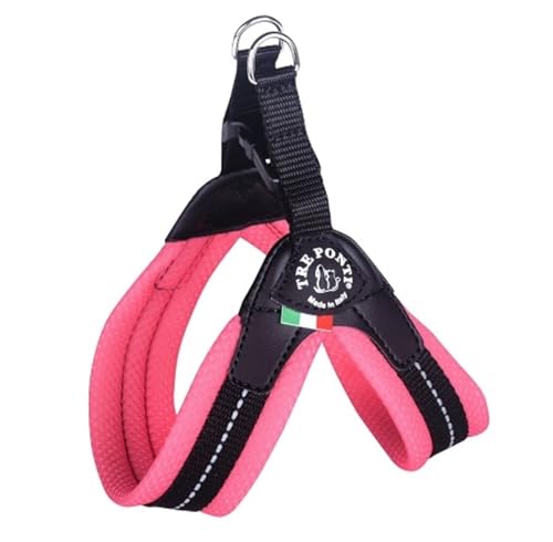 Tre Ponti Geschirr Easy Fit Soft Mesh mit Click Verschluss in div. Farben und Größen, Größe:Gr 1.5/28-32cm / bis 4kg, Farbe:pfirsich Tre Ponti Geschirr Easy Fit Soft Mesh mit Click Verschluss in div. Farben und Größen, Größe:Gr 1.5/28-32cm / bis 4kg, Farbe:pfirsich von Tre Ponti