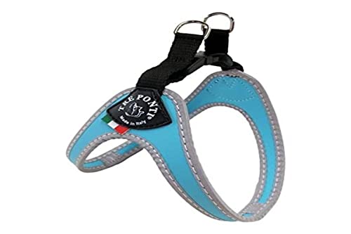 Tre Ponti Geschirr für Hunde / Farbe Blau / Gr.1,5 bis ca. 4kg Brustumfang 29-33cm von TRE PONTI