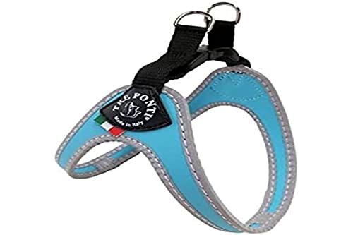 Tre Ponti Geschirr für Hunde / Farbe Blau / Gr.2 bis ca. 5kg Brustumfang 33-37cm von TRE PONTI