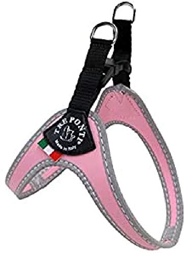 Tre Ponti Geschirr für Hunde / Farbe Rosa / Gr.2 bis ca. 5kg Brustumfang 33-37cm von Tre Ponti