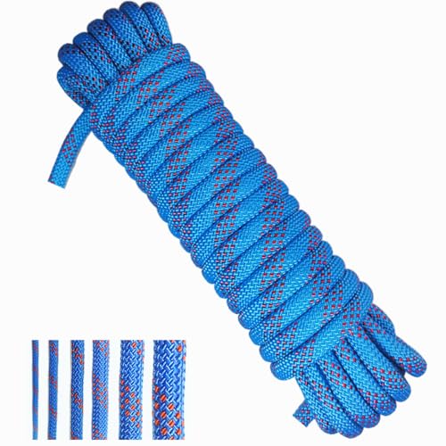 Treadstar、PolypropyleneRope、Seil 10mm Blue Schnur Rope 、BootstauwerkAnkertauwerk Dock Lines Braided Rope Nylon Cord(14mm-20Meter) von Tread star
