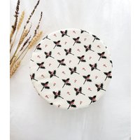 Große Schüssel Abdeckung Aus Vintage Weihnachts-stoff/Sauerteig Korbhaube Kitchenaid Aufbewahrung Von Lebensmitteln von TreadlesAndThreads