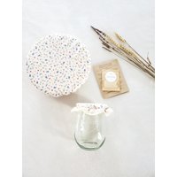 Sauerteig-Geschenk-Set/Sauerteig-Garhaube Mit Bio-Sauerteig Als Starter-Set Muttertagsgeschenk Sauerteigherstellung von TreadlesAndThreads